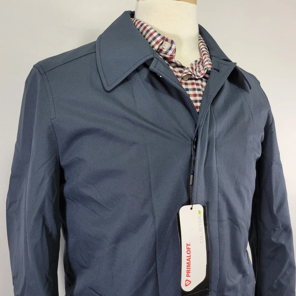 Cardinal Canada 1938 Men's Overcoat Rain Jacket Navy Blue 38R NEW‎
